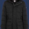 Herren Jacken Seamaster, StroBoAirTec, Schwarz Winter SEAM-870-SW-GRÖßE