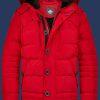 Herren Jacken Starstream, TiSaAirTec, Rot Winter STAD-382-RT-GRÖßE