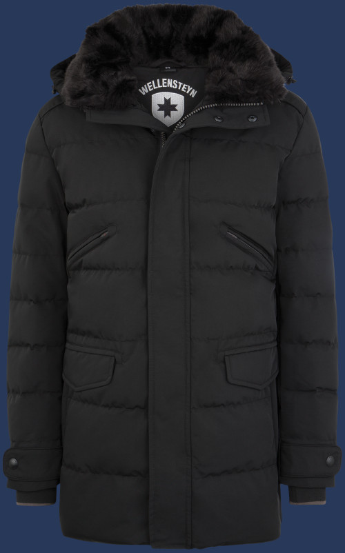 Herren Jacken Vallee Men, StroBoAirTec, Schwarz Winter VALE-870-SW-GRÖßE
