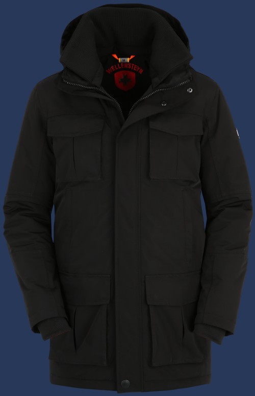 Herren Jacken Vancouver, StroBoAirTec, Schwarz Winter VANC-870-SW-GRÖßE