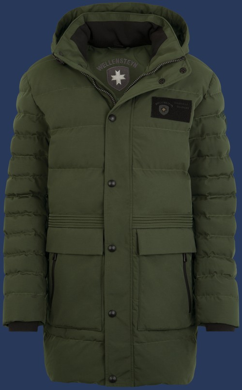 Herren Mäntel Levante, StroBoAirTec, Darkarmy Winter LEVA-870-DA-GRÖßE