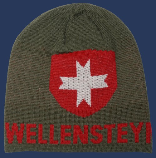 Herren Mützen Promo Hat, Classicstrick, Darkarmy/Red Winter PHAT-105-DAR-GRÖßE