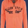 Herren Pullover Steuerbord, French Terry 400, Neonpeach Winter STBO-861-NOP-GRÖßE