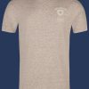 Herren T-Shirts T-Shirt Men OTMSV, LuNitCTec, Sandmelange Sommer OTMSV-972-SME-GRÖßE