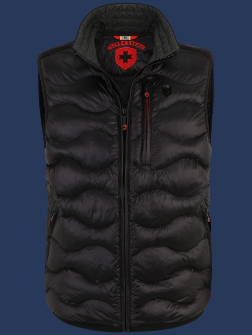 Herren Westen Airweight Men Vest, HoloAirTec, Metallicblack Winter AIRMV-887-MTBL-GRÖßE