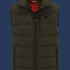 Herren Westen Blackbird Men Short Vest, FourStreAirTec, Darkarmy Winter BBSV-565-DA-GRÖßE
