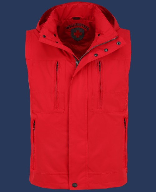 Herren Westen Golfweste, PolyAirLite, Rot Sommer GW-44-RT-GRÖßE