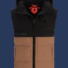 Herren Westen Royal Flash Vest Men, SiShiBoBiTec, Incagold/Black Winter ROYAVM-2004-IGBL-GRÖßE