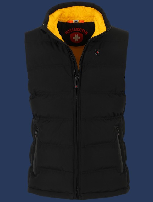 Herren Westen Snowdome Vest Men, FourStreAirTec, Schwarz Winter SNVM-565-SW-GRÖßE