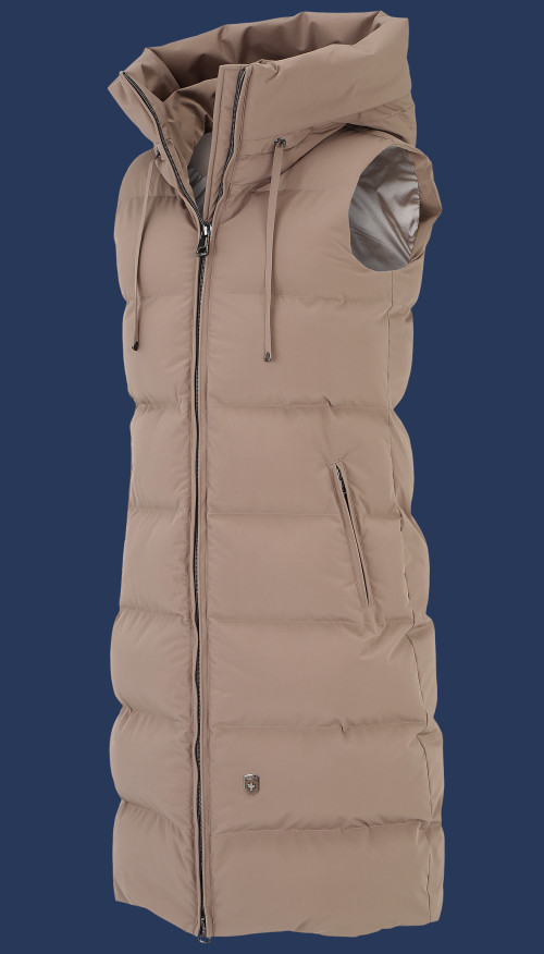 Damen Jacken Goldmine Long Vest, FourStreAirTec, Darksand Winter GOLDLV-565-DSD-GRÖßE Damen Jacken Goldmine Long Vest, FourStreAirTec, Darksand Winter GOLDLV-565-DSD-GRÖßE