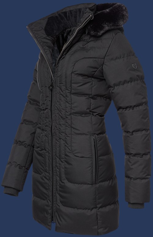 Damen Mäntel Belvitesse Long, PolyAirLite, Schwarz Winter BVDL-44-SW-GRÖßE Damen Mäntel Belvitesse Long, PolyAirLite, Schwarz Winter BVDL-44-SW-GRÖßE