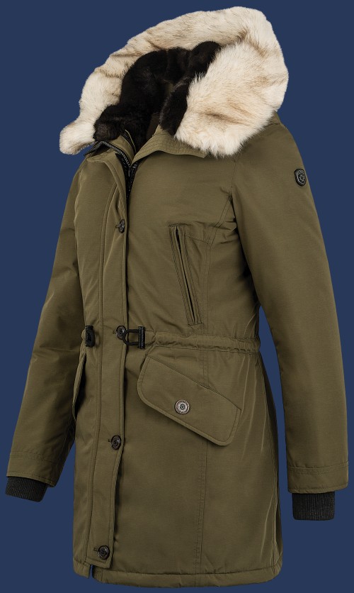 Damen Mäntel Black X Lady, StroBoAirTec, Army Winter BLAXL-870-ARM-GRÖßE Damen Mäntel Black X Lady, StroBoAirTec, Army Winter BLAXL-870-ARM-GRÖßE