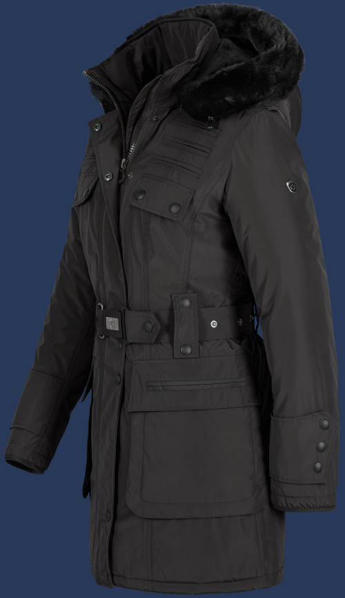 Damen Mäntel Mystery, TiSaAirTec, Schwarz Winter MYST-382-SW-GRÖßE Damen Mäntel Mystery, TiSaAirTec, Schwarz Winter MYST-382-SW-GRÖßE