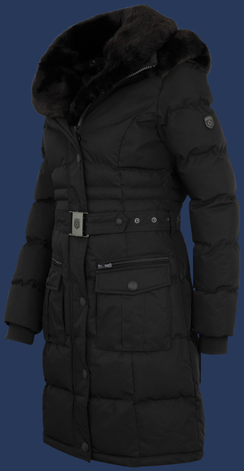 Damen Mäntel Opium, MiPeJaqAirTec, Schwarz Winter OPIU-477-SW-GRÖßE Damen Mäntel Opium, MiPeJaqAirTec, Schwarz Winter OPIU-477-SW-GRÖßE