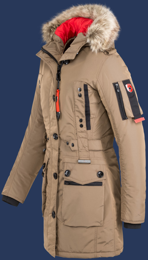 Damen Mäntel Quasar Lady, GolDoxAirTec, Khaki Winter QUAL-375-KKI-GRÖßE Damen Mäntel Quasar Lady, GolDoxAirTec, Khaki Winter QUAL-375-KKI-GRÖßE