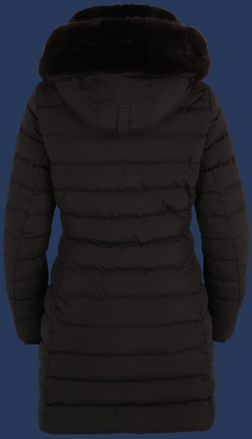 Damen Mäntel Santorin Long, FourStreAirTec, Schwarz Winter SANL-565-SW-GRÖßE Damen Mäntel Santorin Long, FourStreAirTec, Schwarz Winter SANL-565-SW-GRÖßE