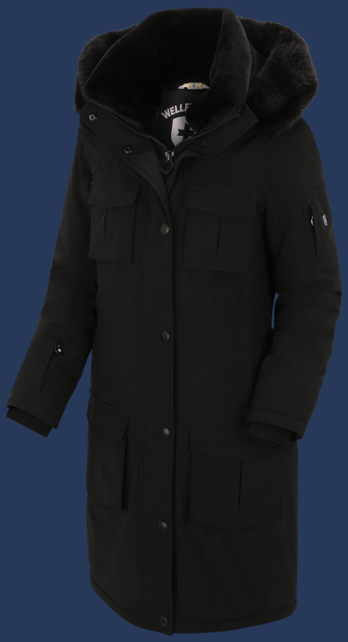 Damen Mäntel Schneezauber Long Light, MiStretchAirTec, Schwarz Winter SZLLI-1056-SW-GRÖßE Damen Mäntel Schneezauber Long Light, MiStretchAirTec, Schwarz Winter SZLLI-1056-SW-GRÖßE