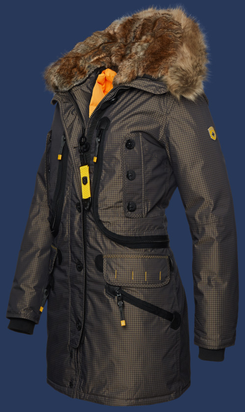 Damen Mäntel Seewolf Lady, PepGoNavAirTec, PepitaBlackGold Winter SEEL-567-PBG-GRÖßE Damen Mäntel Seewolf Lady, PepGoNavAirTec, PepitaBlackGold Winter SEEL-567-PBG-GRÖßE