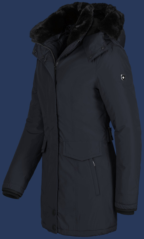 Damen Mäntel Stavanger, TiSaAirTec, Midnightblue Winter STAV-382-MDB-GRÖßE Damen Mäntel Stavanger, TiSaAirTec, Midnightblue Winter STAV-382-MDB-GRÖßE