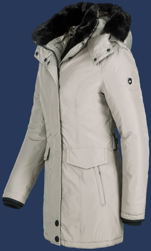 Damen Mäntel Stavanger, TiSaAirTec, Silversand Winter STAV-382-SVS-GRÖßE Damen Mäntel Stavanger, TiSaAirTec, Silversand Winter STAV-382-SVS-GRÖßE
