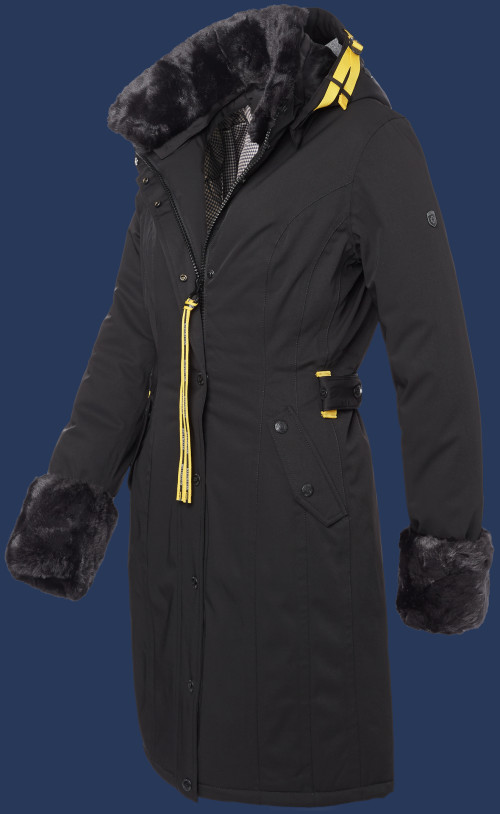 Damen Mäntel Sugar, ElaDuAirTec, Schwarz Winter SUGA-426-SW-GRÖßE Damen Mäntel Sugar, ElaDuAirTec, Schwarz Winter SUGA-426-SW-GRÖßE