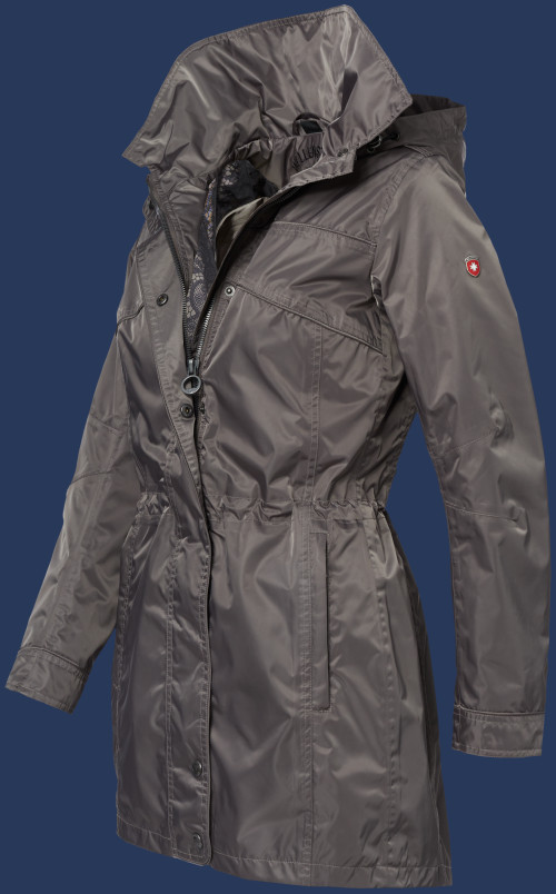 Damen Mäntel Victoria, GlossyAirTec, Titan Sommer VIC-46-TIT-GRÖßE Damen Mäntel Victoria, GlossyAirTec, Titan Sommer VIC-46-TIT-GRÖßE