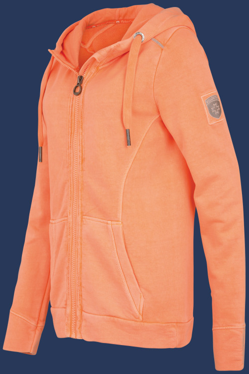Damen Pullover Yacht Hoodie Lady, French Terry 400, Neonpeach Winter YAHL-861-NOP-GRÖßE Damen Pullover Yacht Hoodie Lady, French Terry 400, Neonpeach Winter YAHL-861-NOP-GRÖßE