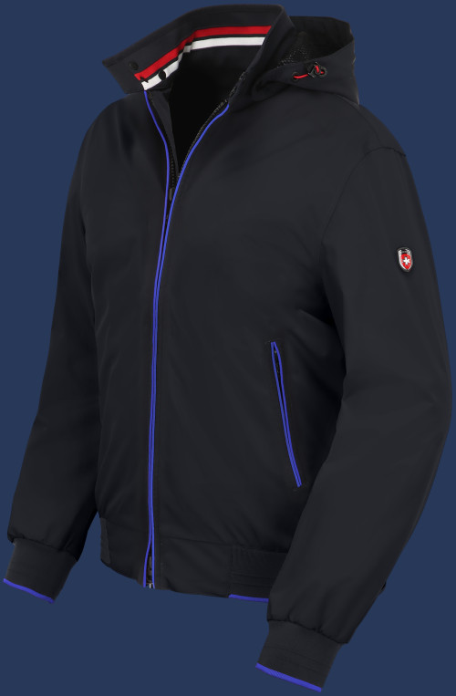 Herren Jacken College, HiDansAirTec, Darknavy/Royalblue Sommer COLL-825-DARO-GRÖßE Herren Jacken College, HiDansAirTec, Darknavy/Royalblue Sommer COLL-825-DARO-GRÖßE