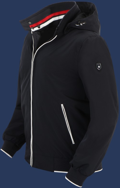 Herren Jacken College, HiDansAirTec, Darknavy/White Sommer COLL-825-DWI-GRÖßE Herren Jacken College, HiDansAirTec, Darknavy/White Sommer COLL-825-DWI-GRÖßE