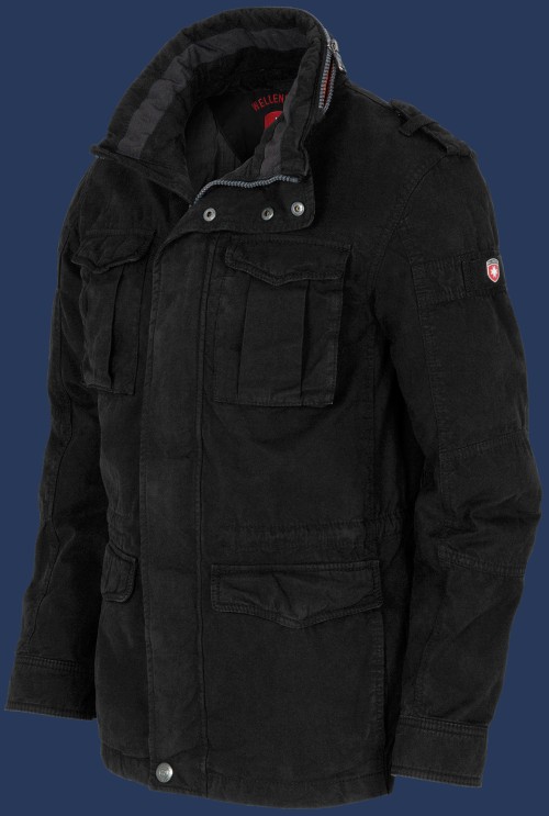 Herren Jacken Colonel, RockCotton, Schwarz Sommer CONE-888-SW-GRÖßE Herren Jacken Colonel, RockCotton, Schwarz Sommer CONE-888-SW-GRÖßE