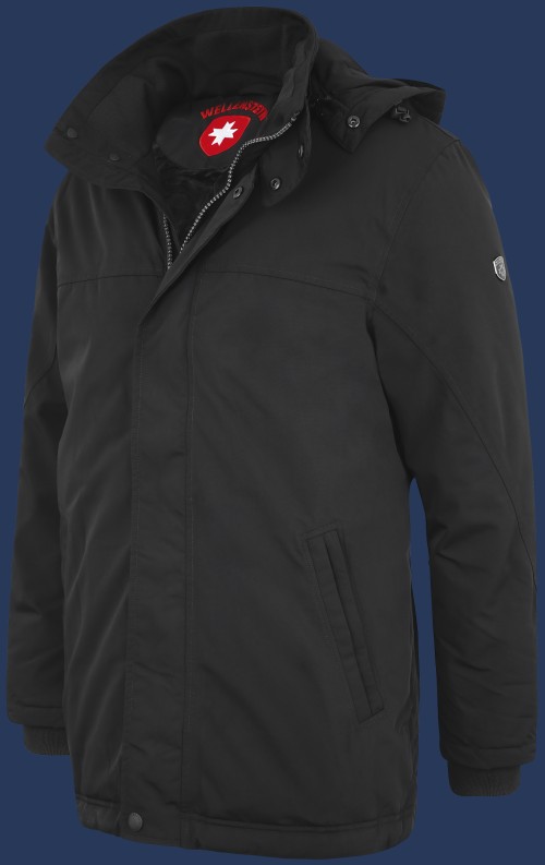 Herren Jacken England, StroBoAirTec, Schwarz Winter EN-870-SW-GRÖßE Herren Jacken England, StroBoAirTec, Schwarz Winter EN-870-SW-GRÖßE