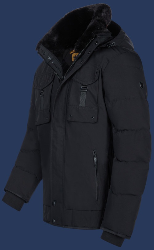 Herren Jacken Firewall, StroBoAirTec, Schwarz Winter FIWM-870-SW-GRÖßE Herren Jacken Firewall, StroBoAirTec, Schwarz Winter FIWM-870-SW-GRÖßE