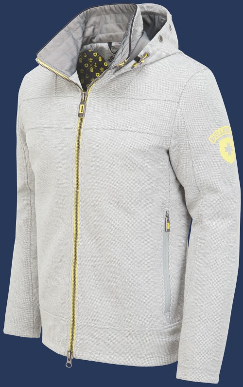 Herren Jacken Florida Men, TechChesSweat, Lightgreymelange/Yellow Winter FLOM-907-LGYE-GRÖßE Herren Jacken Florida Men, TechChesSweat, Lightgreymelange/Yellow Winter FLOM-907-LGYE-GRÖßE