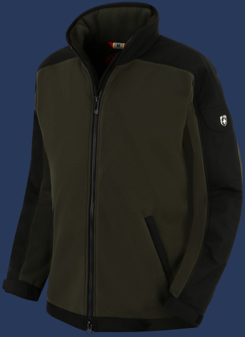 Herren Jacken Jet-Jacke, MicroFleece, Hunter/Schwarz Winter JJ-10-HUS-GRÖßE Herren Jacken Jet-Jacke, MicroFleece, Hunter/Schwarz Winter JJ-10-HUS-GRÖßE