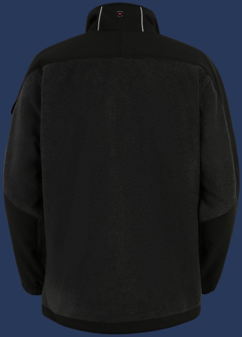 Herren Jacken Jet-Jacke, MicroFleece, Melange/Schwarz Winter JJ-10-MES-GRÖßE Herren Jacken Jet-Jacke, MicroFleece, Melange/Schwarz Winter JJ-10-MES-GRÖßE